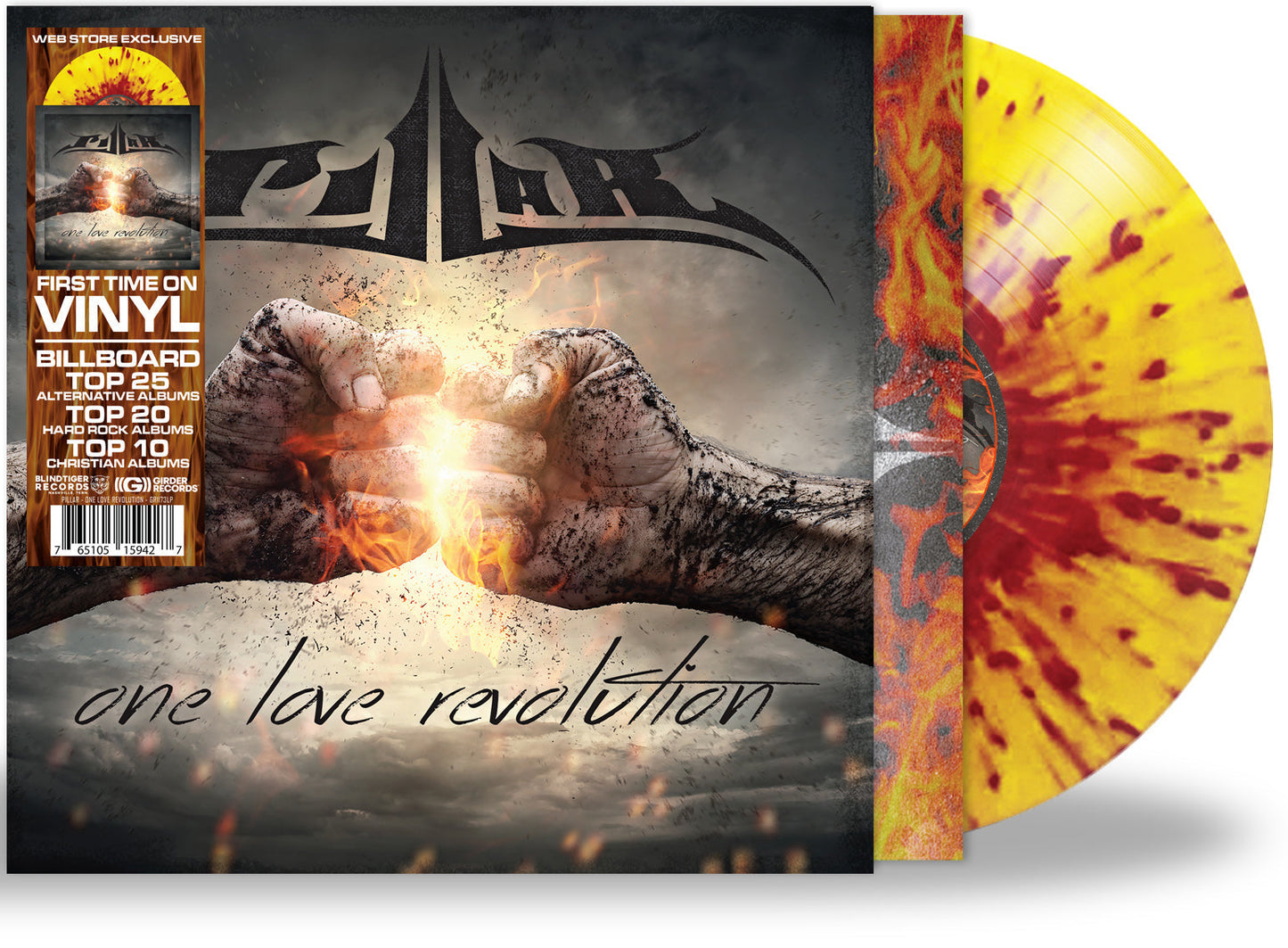 Pillar - One Love Revolution (Vinyl) Webstore Exclusive Splatter, Limited Run Vinyl